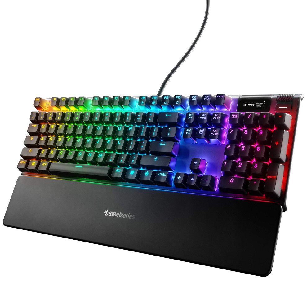 SteelSeries Apex 7 Mechanical Gaming Keyboard - OLED Smart Display - U