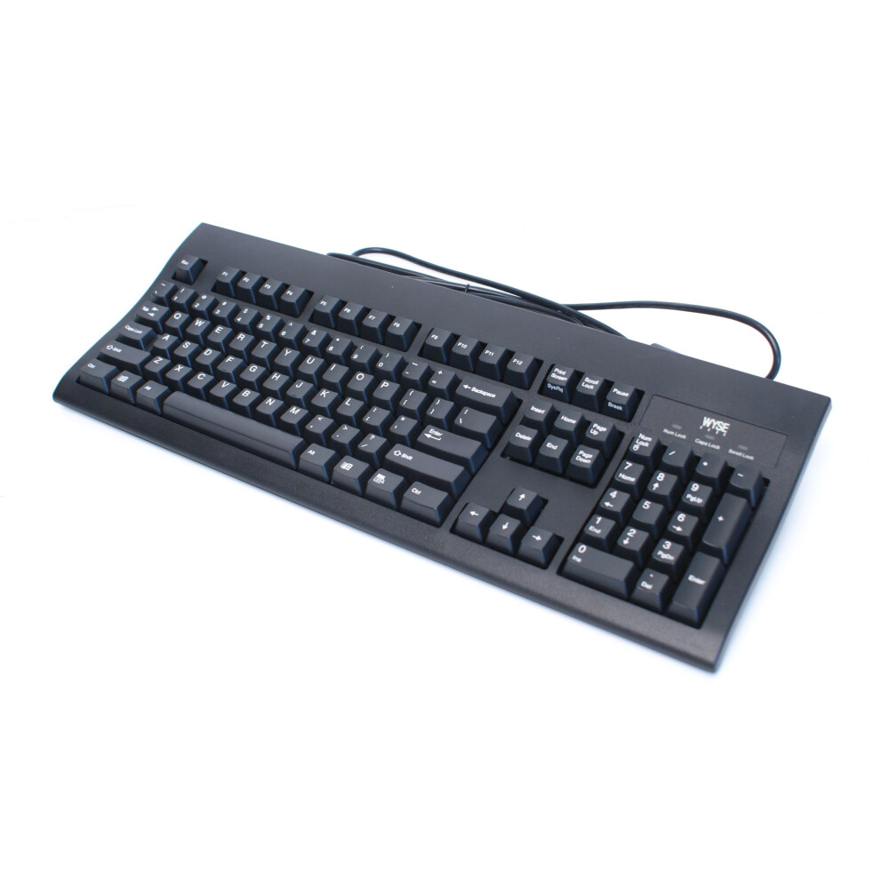 Genuine Wyse Standard 104-Key USB Black Keyboard with PS/2 Port Wyse M