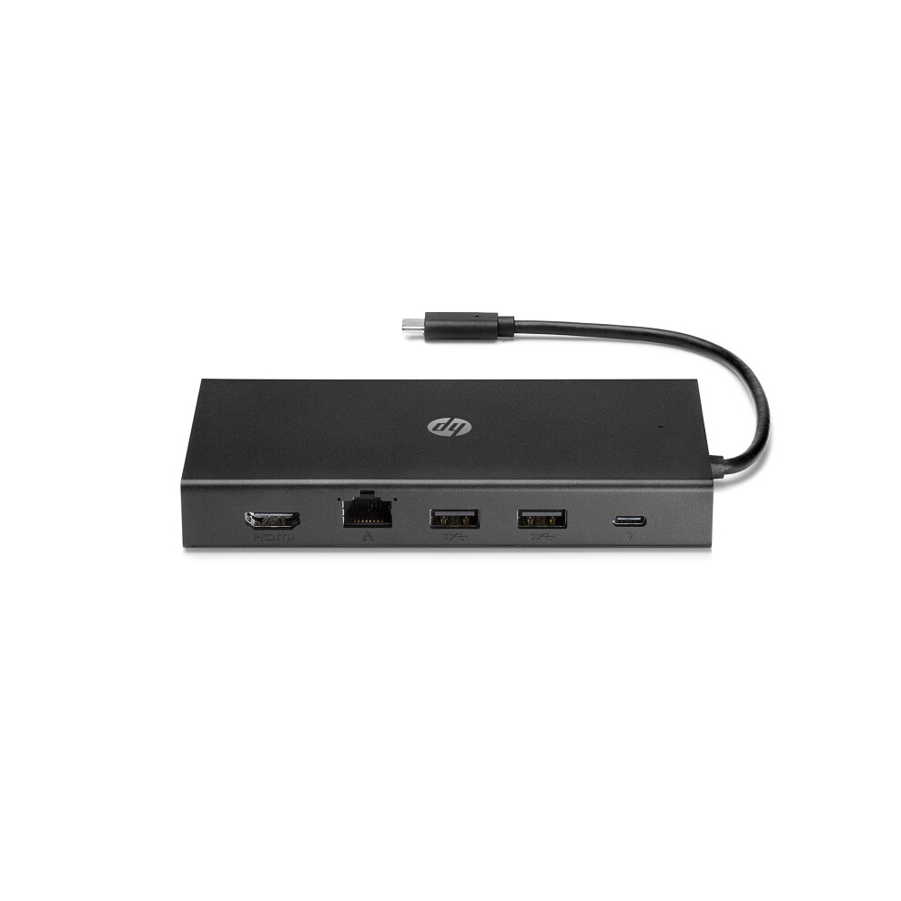 HP Travel USB-C Multi Port Hub (1C1Y5AA  Black)