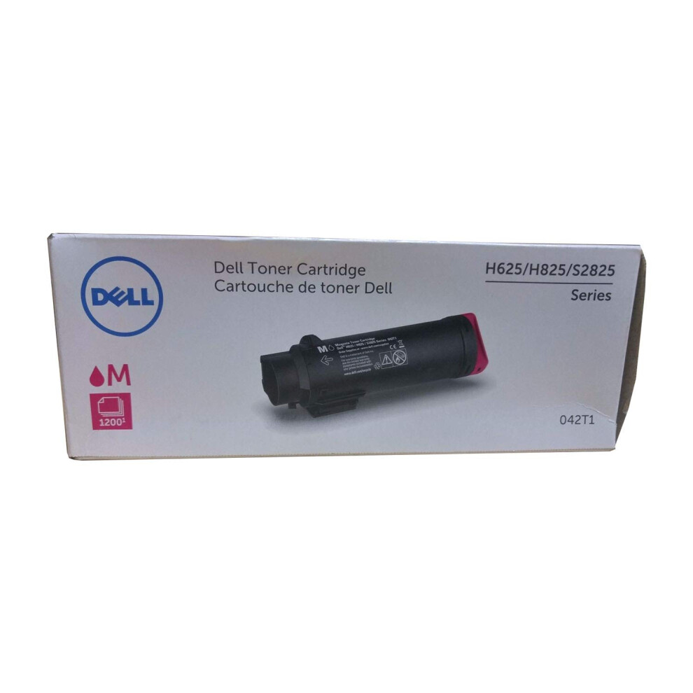 Dell 042T1 Toner 1200 Page (Standard Yield) Magenta Toner H625  H82