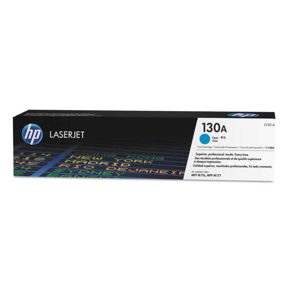 HP 130A Cyan Toner Cartridge | Works with HP Color LaserJet Pro MFP M1