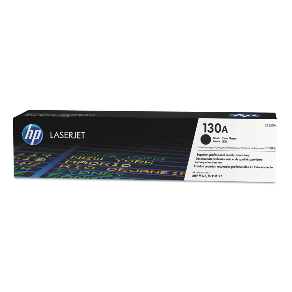 HP 130A Black Toner Cartridge | Works with HP Color LaserJet Pro MFP M