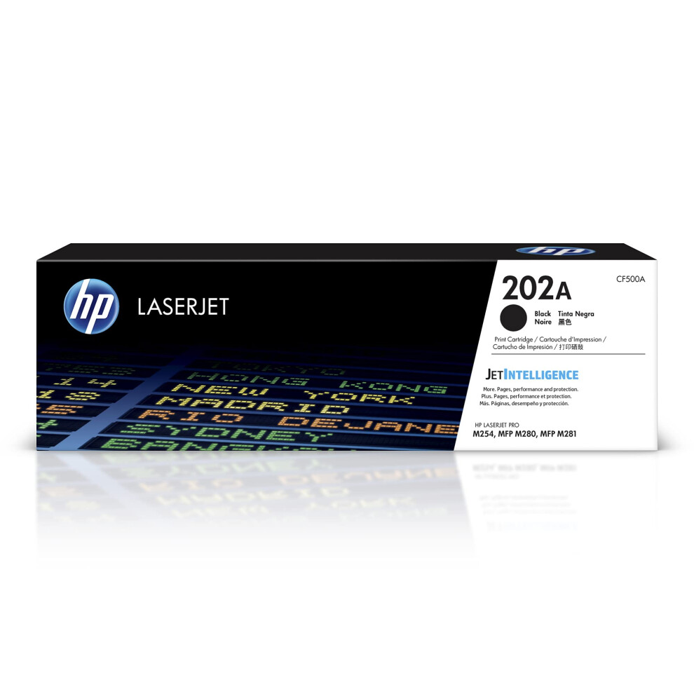 HP 202A Black Toner Cartridge | Works with HP Color LaserJet Pro M254