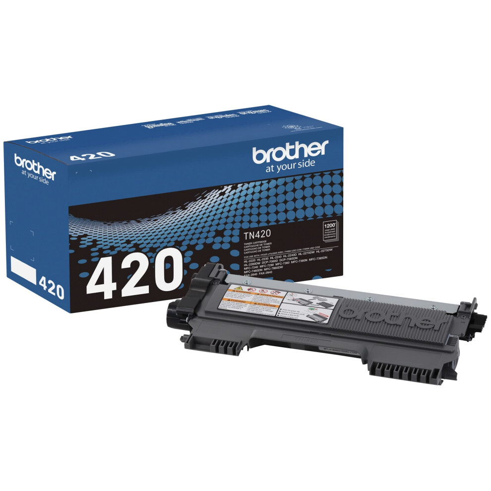 Brother Genuine TN420 Mono Laser Toner Cartridge