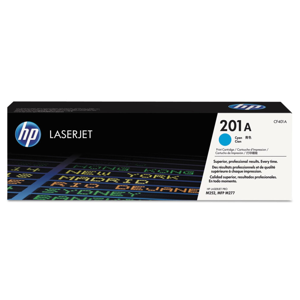 HP 201A Cyan Toner Cartridge | Works with HP Color LaserJet Pro M252