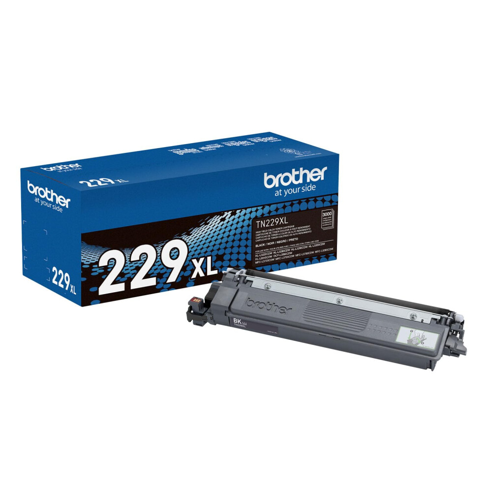 Brother Genuine TN229XLBK Black High Yield Printer Toner Cartridge - P