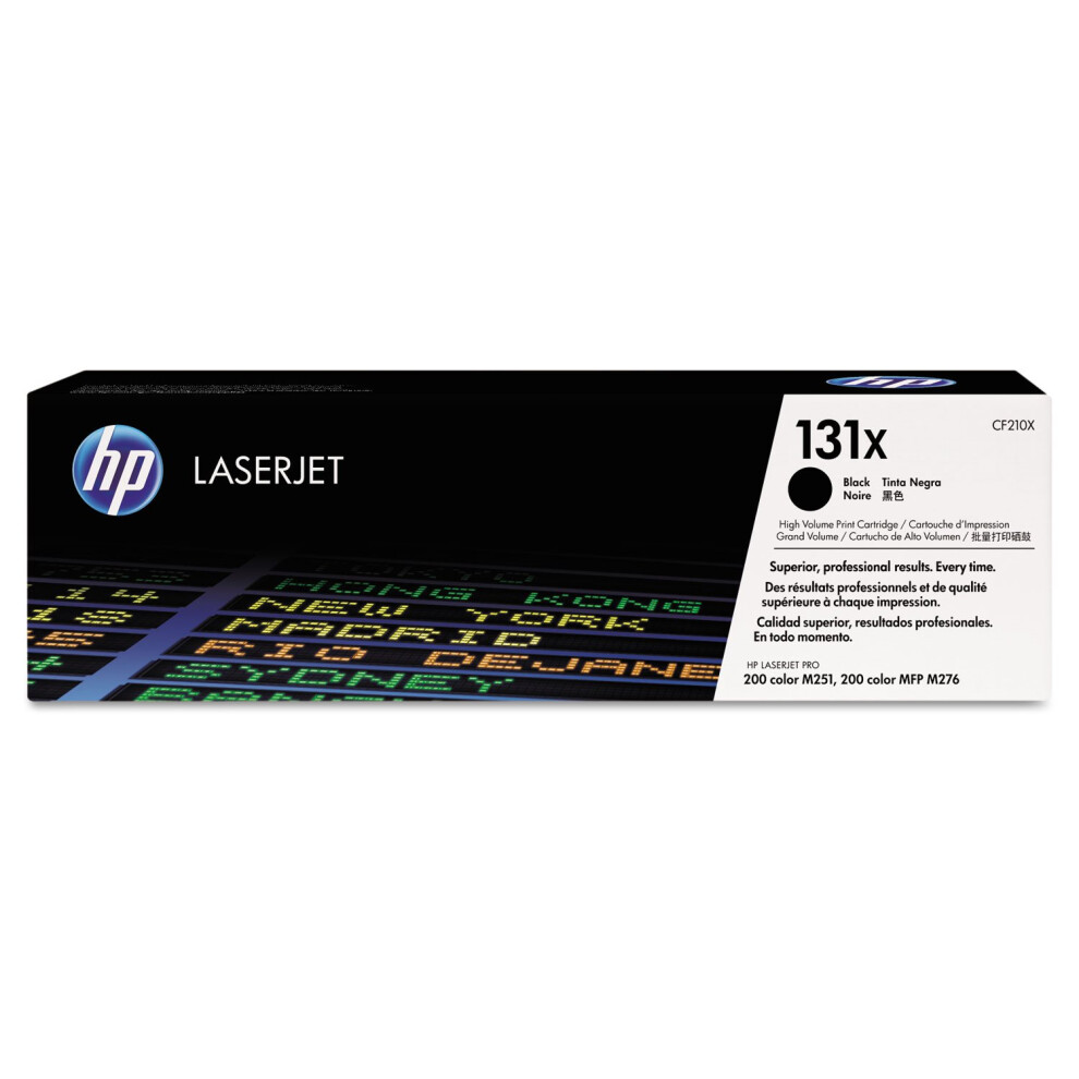 HP 131X Black High-yield Toner Cartridge | Works with HP LaserJet Pro