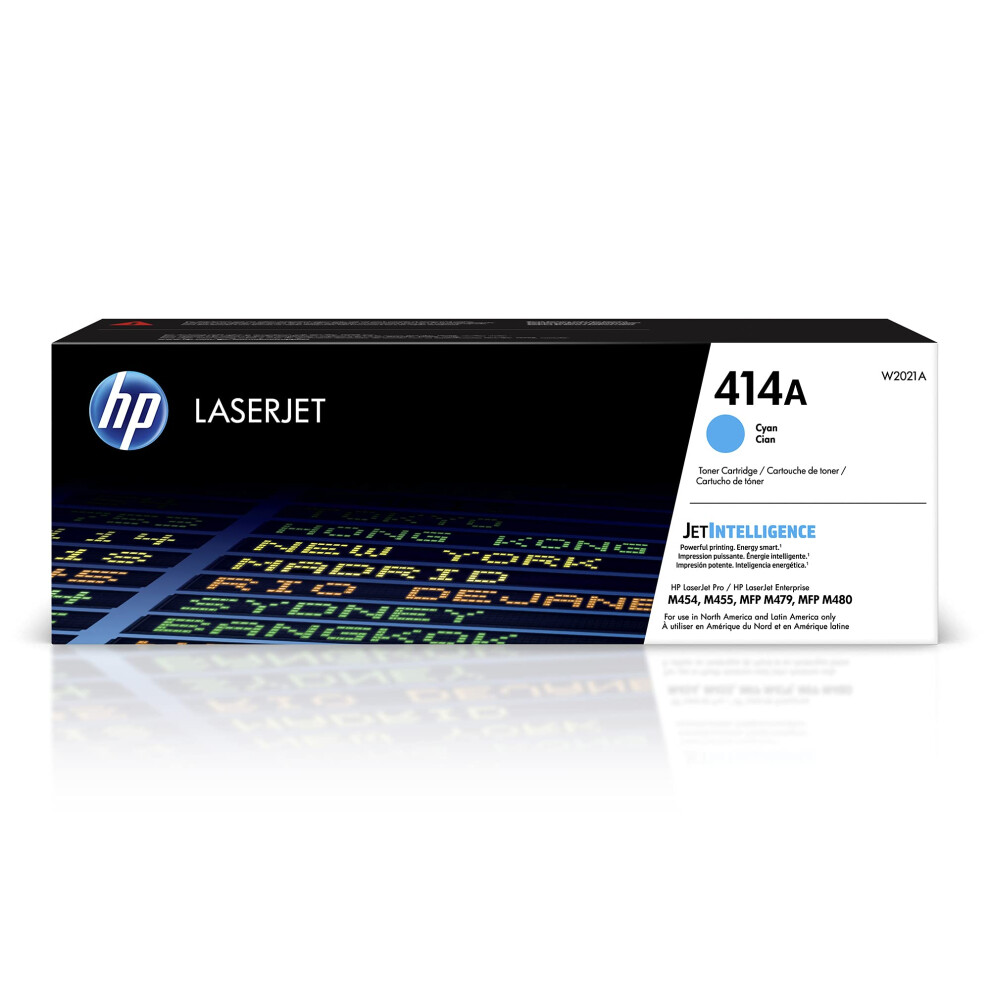 HP 414A Cyan Toner Cartridge | Works with HP Color LaserJet Enterprise