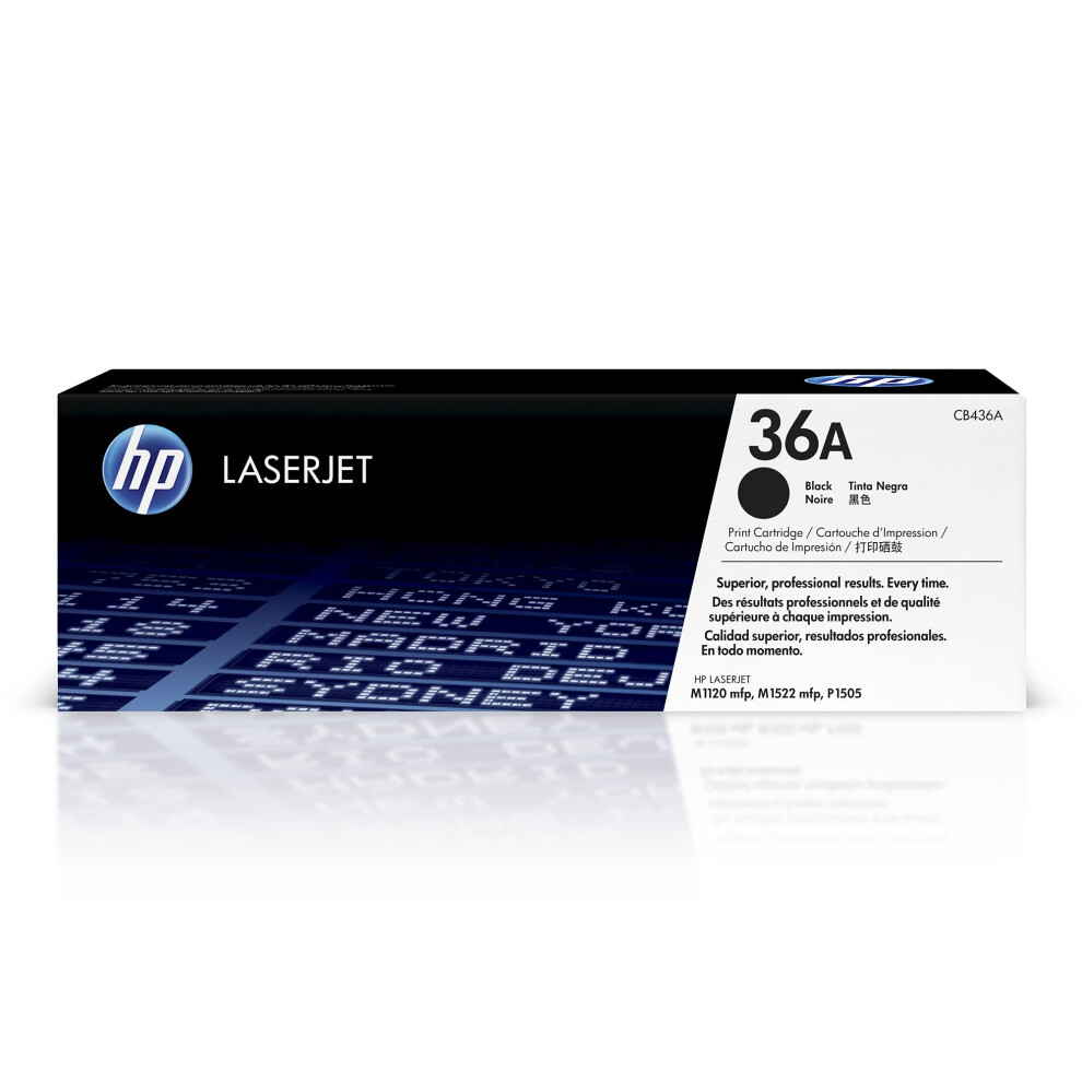 HP 36A Black Toner Cartridge Works with HP LaserJet M1120 MFP Series