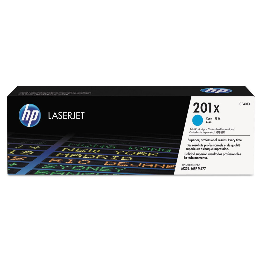 HP 201X Cyan High-yield Toner Cartridge | Works with HP Color LaserJet