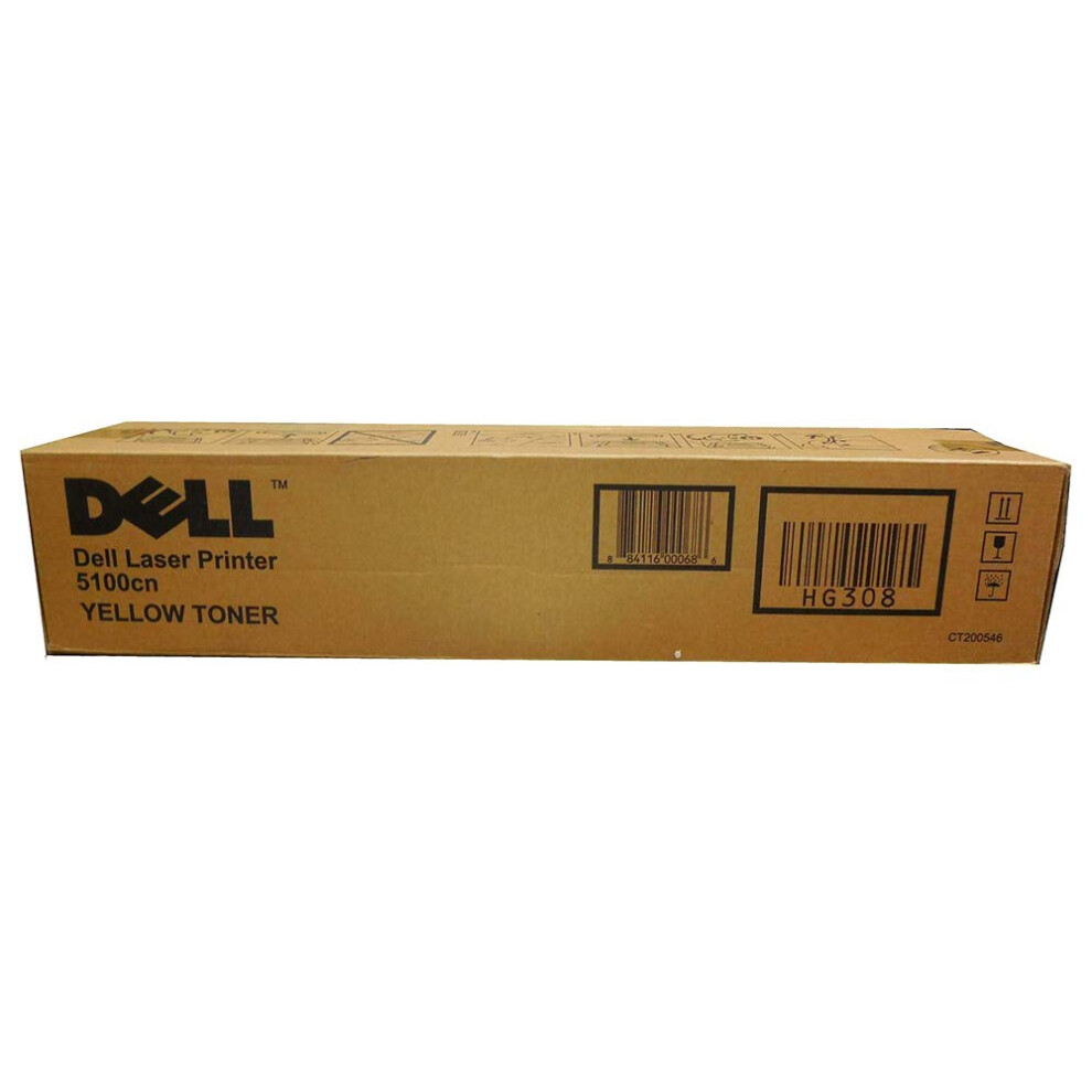 Dell HG308 OEM Toner - 5100CN Yellow Toner (OEM# 310-5808) (8000 Yield