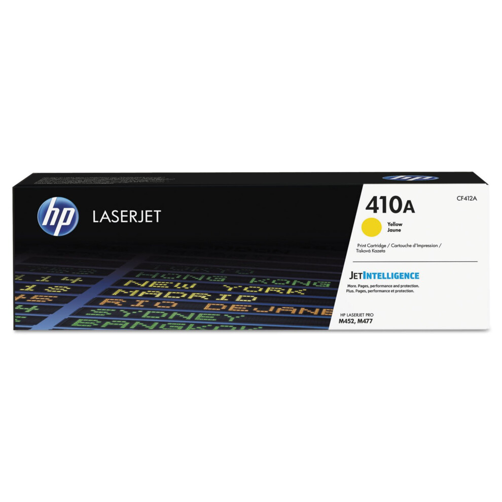 HP 410A Yellow Toner Cartridge | Works with HP Color LaserJet Pro M452