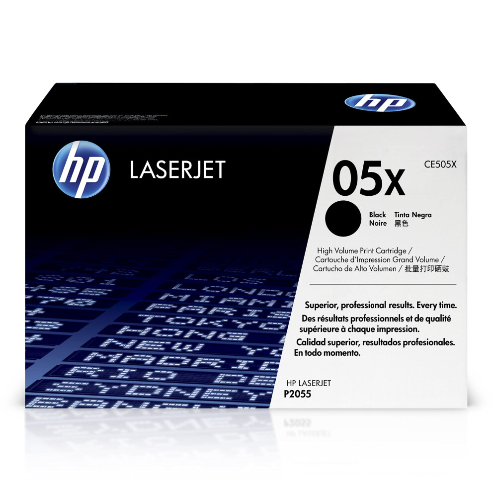 HP 05X Black High-yield Toner Cartridge | Works with HP LaserJet P2055