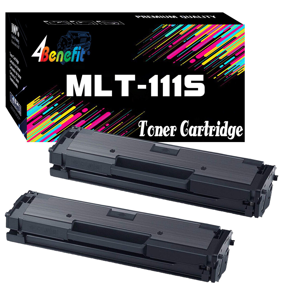 (2-Pack) Compatible MLT-D111S Black Toner Cartridge MLTD111S 111S MLT-