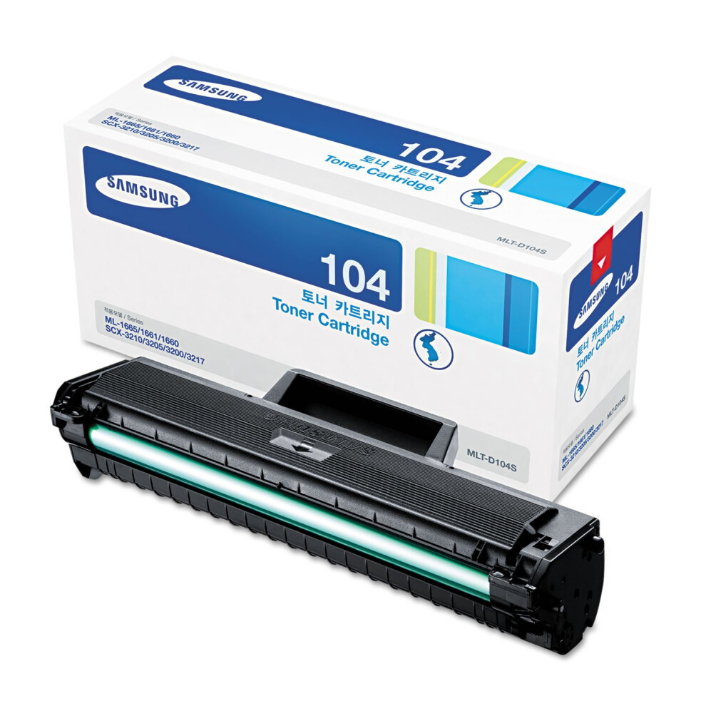 Samsung MLT-D104S/XAA Printer Toner Cartridge - Black