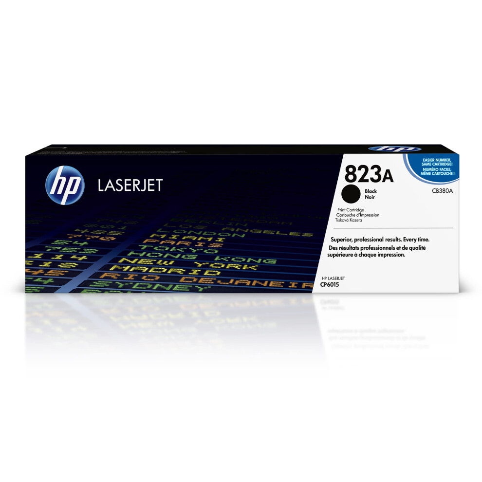 HP 823A Black Toner Cartridge | Works with HP Color LaserJet CP6015 Se