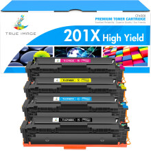 TRUE IMAGE 201X M277dw Toner Cartridge 4 Pack High Yield Compatible fo