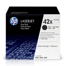 HP Original 42X Black High-yield Toner Cartridges (2-pack) | Works wit