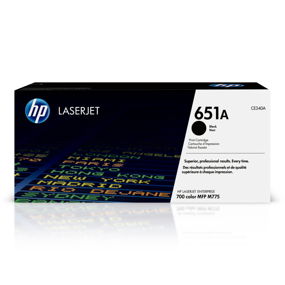 HP 651A Black Toner Cartridge | Works with HP LaserJet Enterprise 700