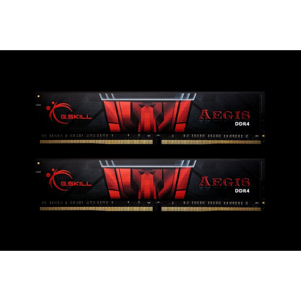 8GB G.Skill DDR4 Aegis 2400MHz PC4-19200 CL15 Dual Channel Memory Kit