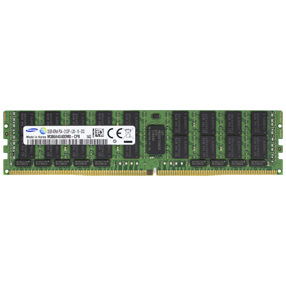 Samsung 32GB DDR4 2133MHz PC4-17000 ECC LRDIMM 4Rx4 Quad Rank 1.2V Loa