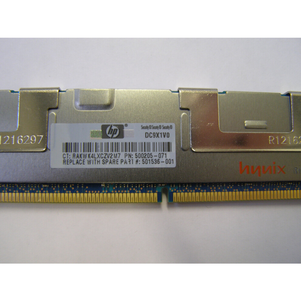 HP 8GB (1x8GB) Dual Rank x4 PC3-10600 (DDR3-1333) Server Memory (Not f