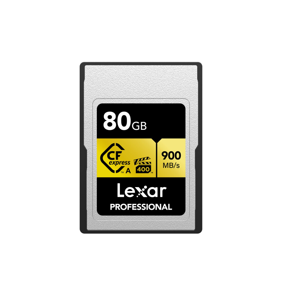 Lexar 80GB Professional CFexpress Type A Gold Series Memory Card  Up t