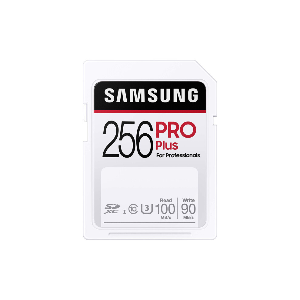 SAMSUNG PRO Plus SDXC 256GB Full Size SD Memory Card w/Adapter  Suppor