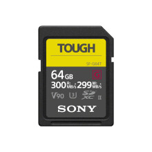 Sony SF-G serie TOUGH SF-G64T 64 Go Video Class V90 - UHS-II U3 - Class10 SDXC UHS-II