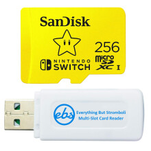 SanDisk 256GB Nintendo Switch MicroSD Card/Memory Card for Nintendo Sw