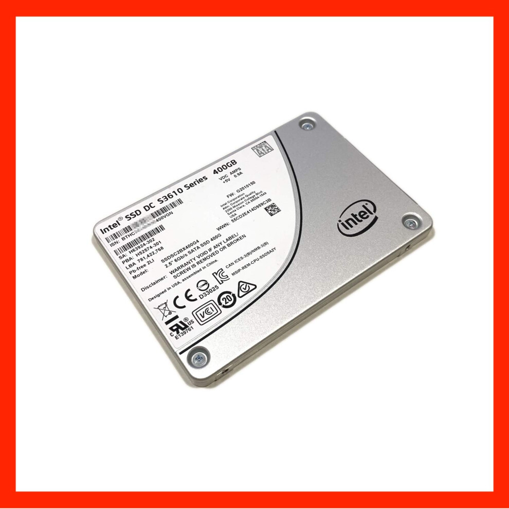 Intel Solid-State Drive DC S3610 Series Solid State Drive Internal Fir