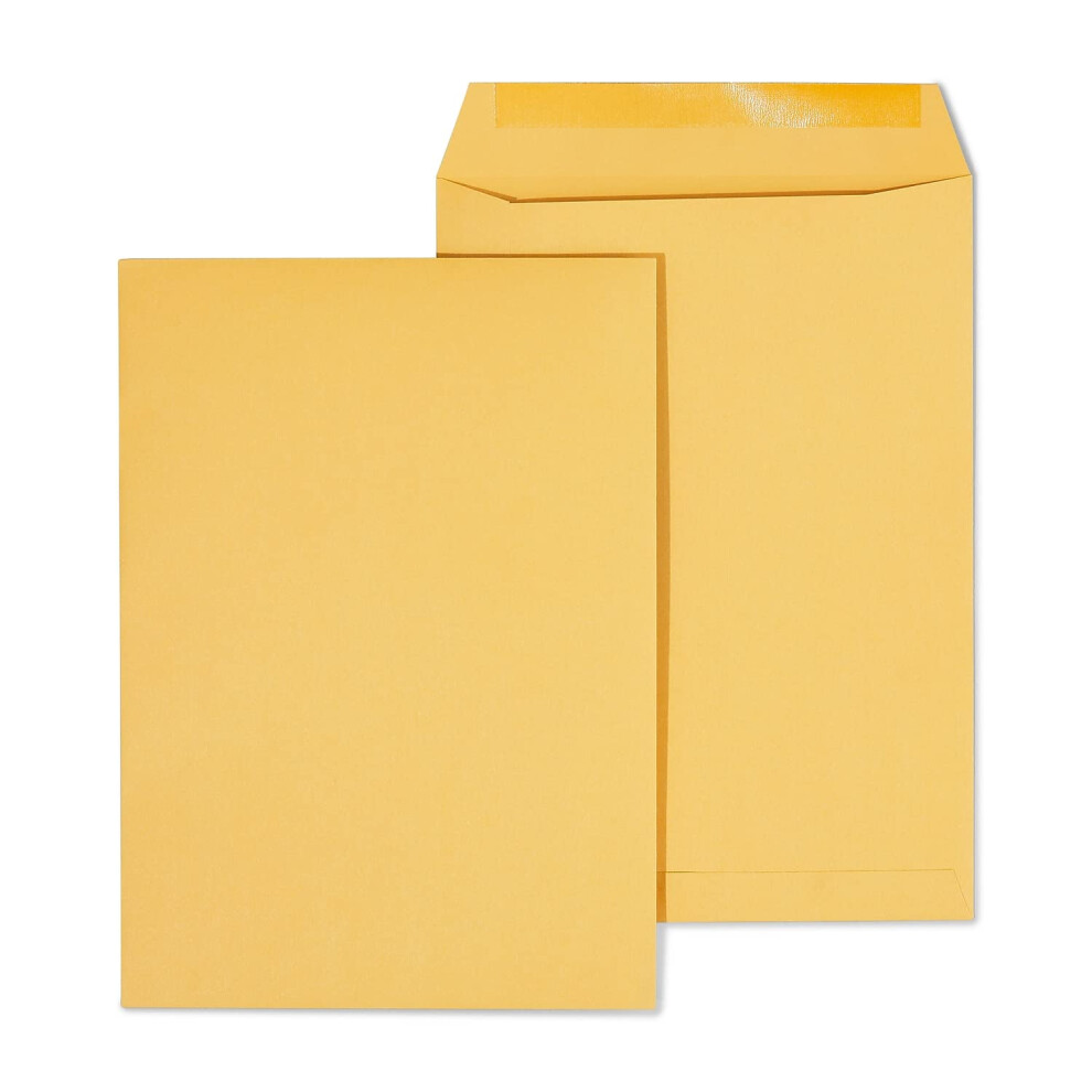 Staples 534719 Gummed Flap Kraft Envelope 7 1/2-Inch x 10 1/2-Inch Bro