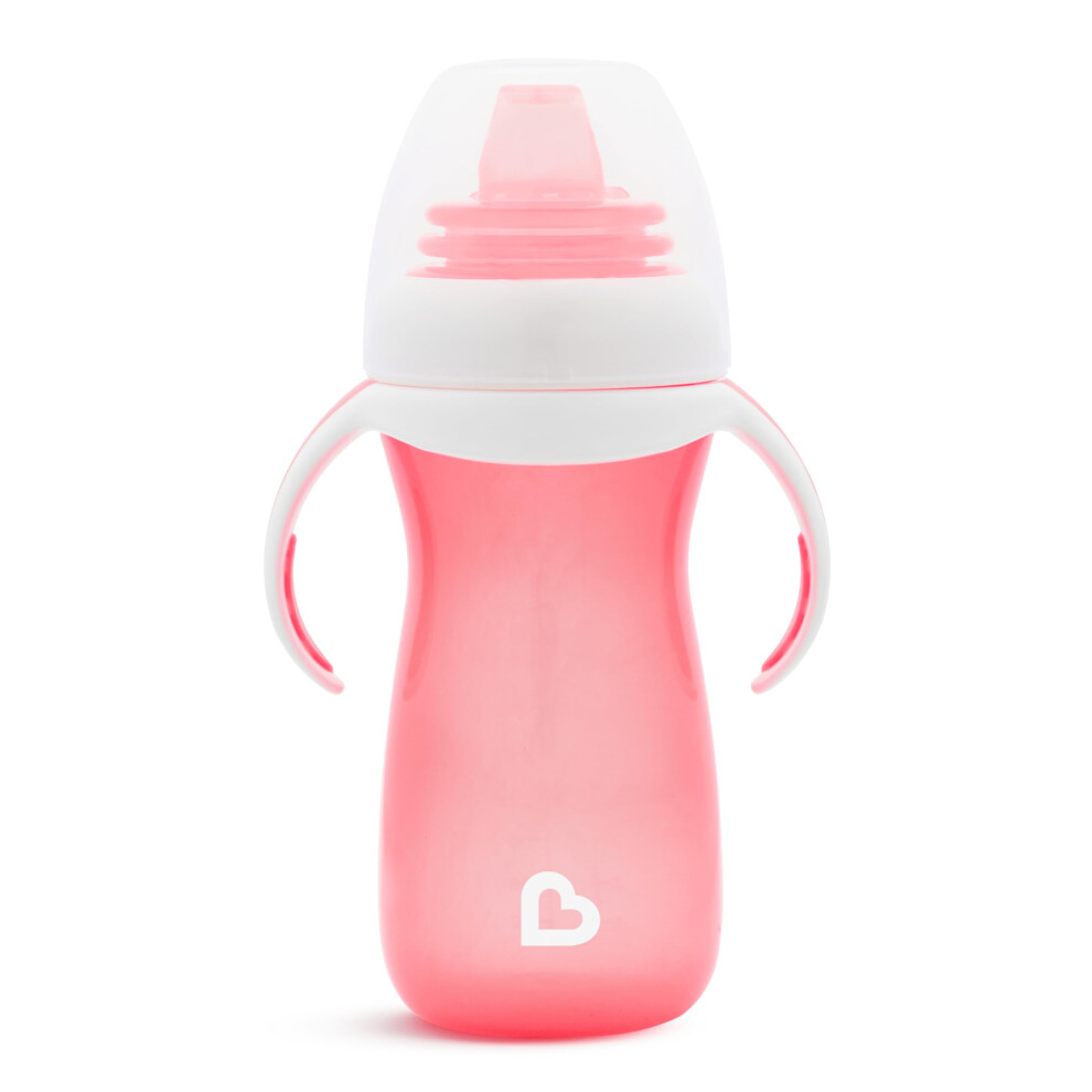 Munchkin Gentle Transition Sippy Cup with Trainer Handles  10 Ounce  P