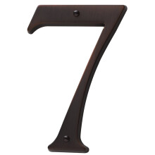 Baldwin Estate 90677.112.CD Numro de maison traditionnel sept en laiton massif en bronze vnitien 4,75""