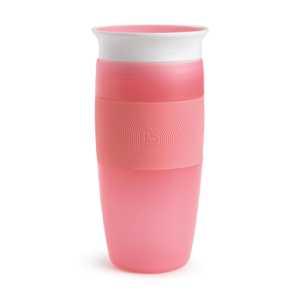 Munchkin Miracle 360 Toddler Sippy Cup  Spill Proof  14 Ounce  Pink