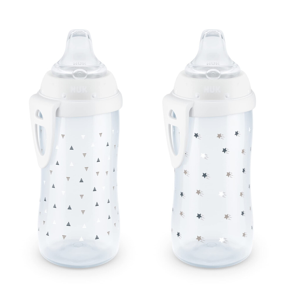 NUK Active Sippy Cup  10 oz  2 Pack  12+ Months  Timeless Collection