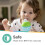 Nuby Nuby Clik-It Sippy Cup No-Spill Soft Spout Facile Grip per Bambini - 3 Pezzi (10 Oz) 2