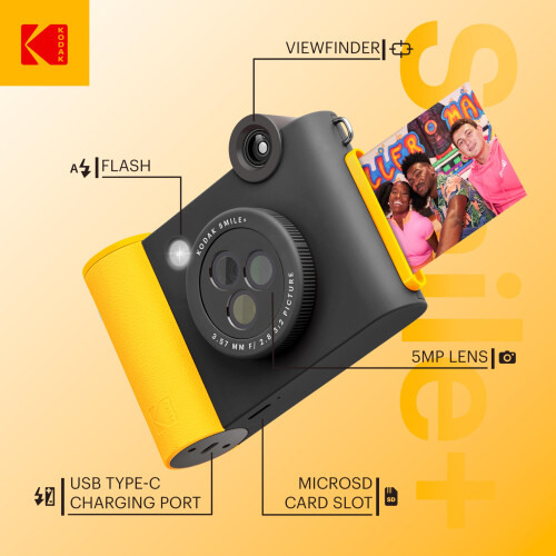 Kodak KODAK Smile+ Wireless Digital Instant Print Camera with Effect-Changin 1