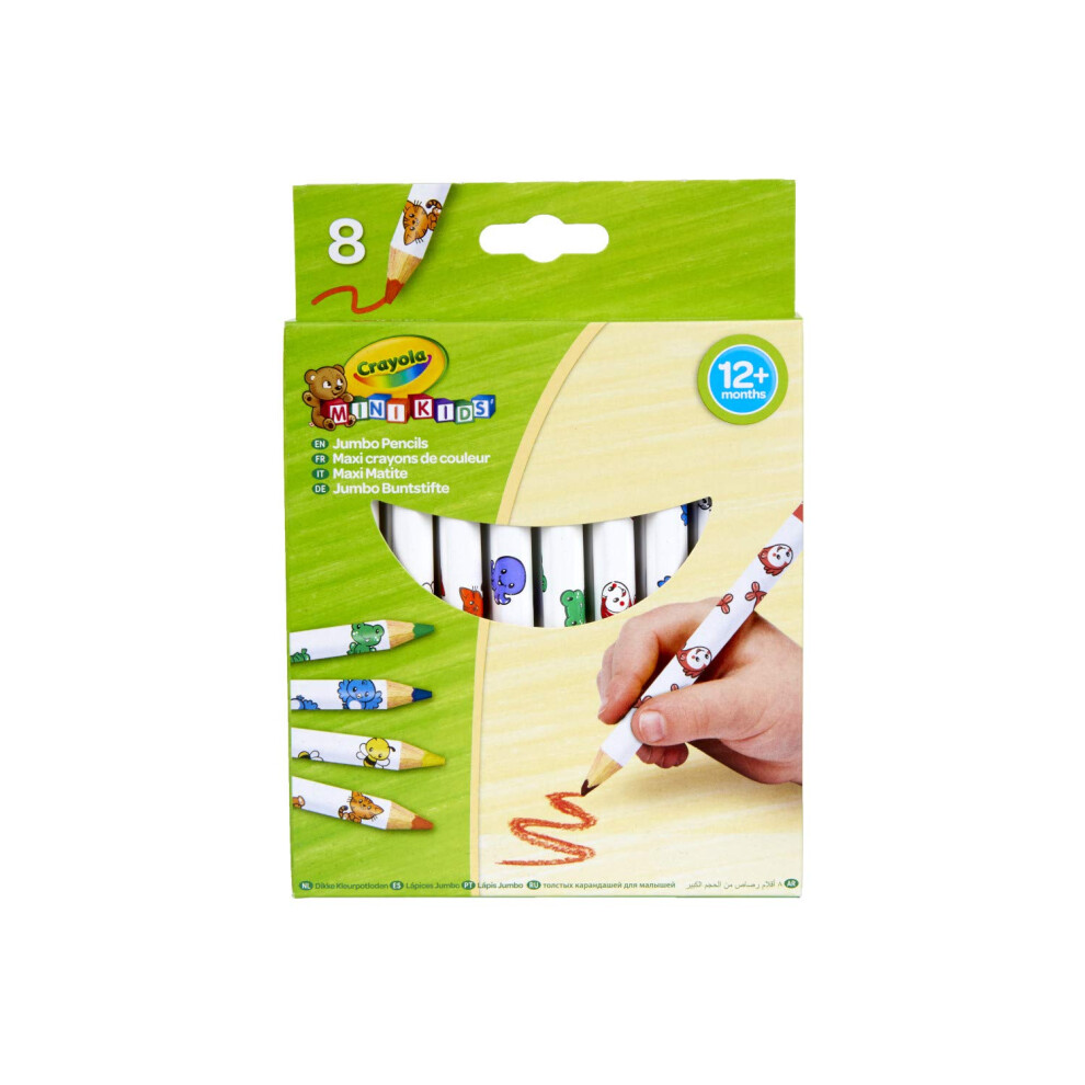 Crayola Beginnings Jumbo Decorated Pencils (8 Pack)