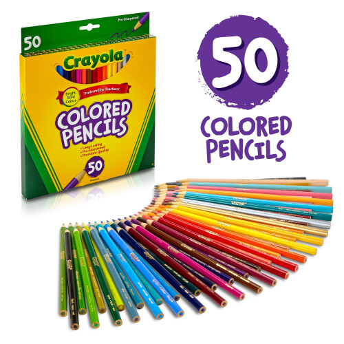 Crayola Crayola Colored Pencils  50 Count 2