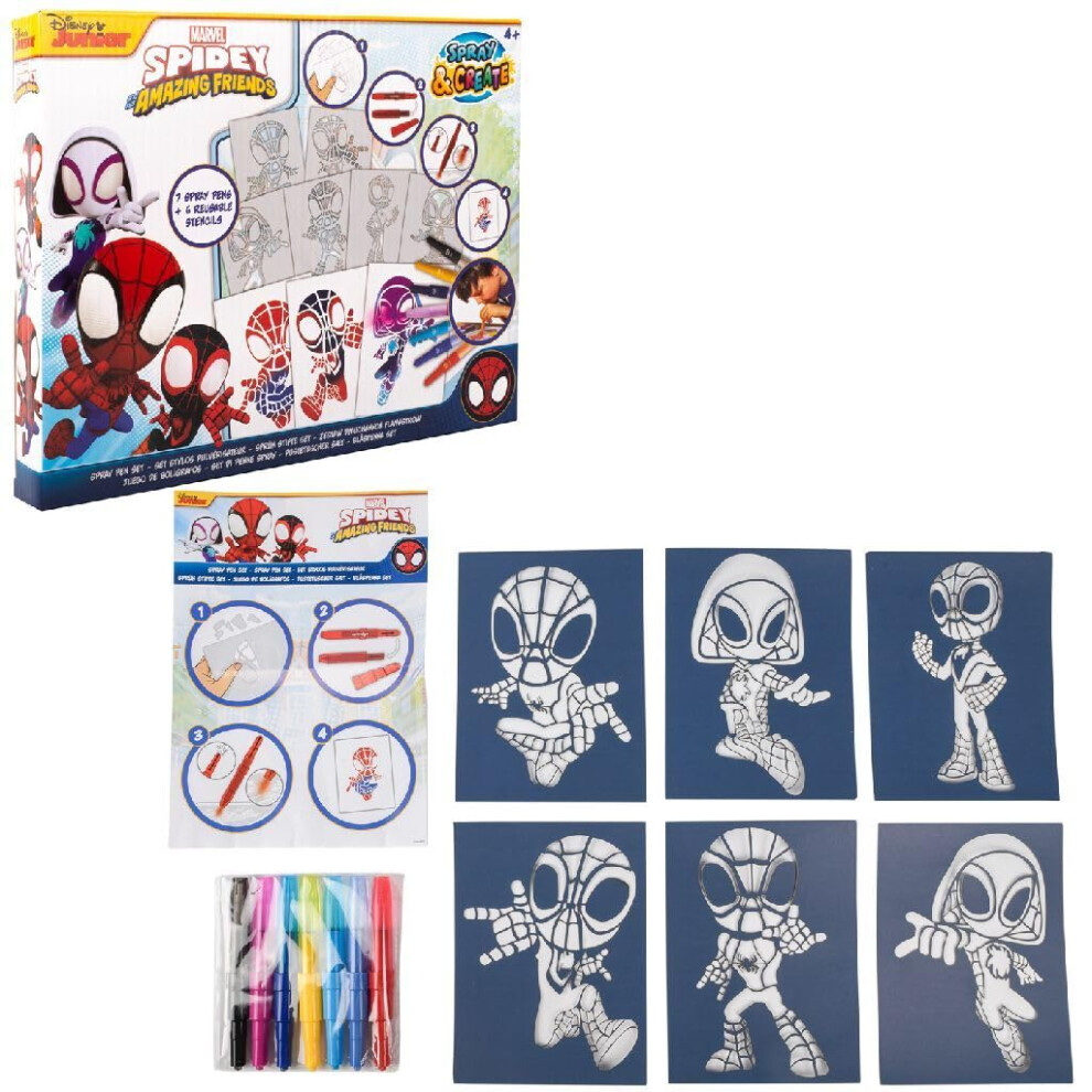 Disney - Marvel - Spidey and his Amazing Friends - Spray Pen Set - Col