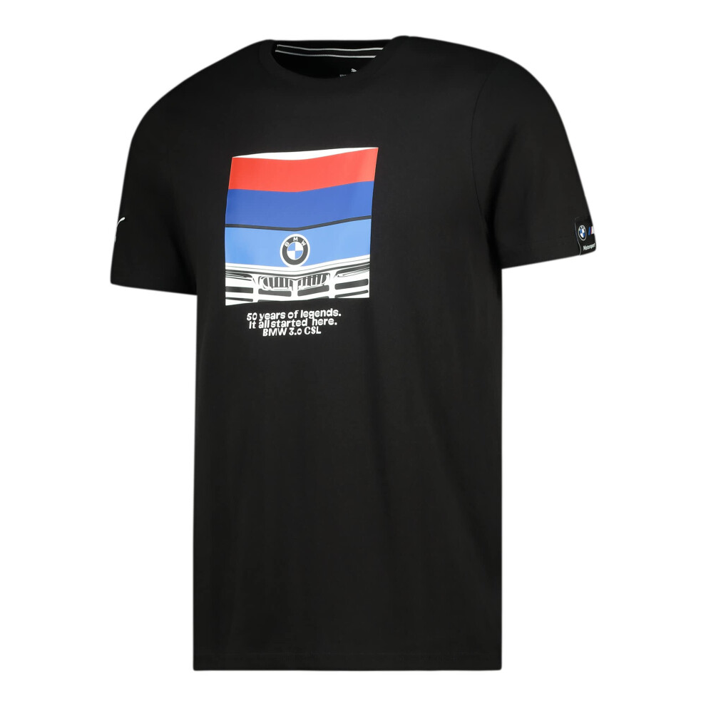 PUMA Men's Standard BMW M Motorsport Graphic Tee  Black 10.0  Medium