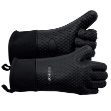 GEEKHOM BBQ Gloves  Grilling Gloves Heat Resistant Oven Gloves  Kitche