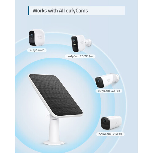 Eufy eufy Security Certified eufyCam Solar Panel  Compatible with eufyCam 2