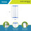 Bestway Bestway 58095E Schwimmbad-Filterpumpen-Ersatzkartusche Typ IV oder B für 2.100 bis 2.500 GPH, 4er-Pack 4