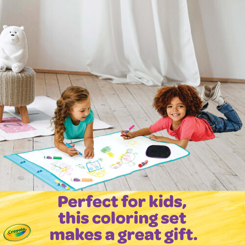 Crayola Crayola Χρώμα και Σβήσιμο Ματ, Ταξιδιωτικό Σετ Ζωγραφικής, Δώρο για Παιδιά, 3-6 ετών 1