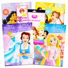 Super coffret de livres de coloriage Disney Princess  Comprend 4 livres de princesses Disney remplis de plus de 200 pages de coloriage et activi
