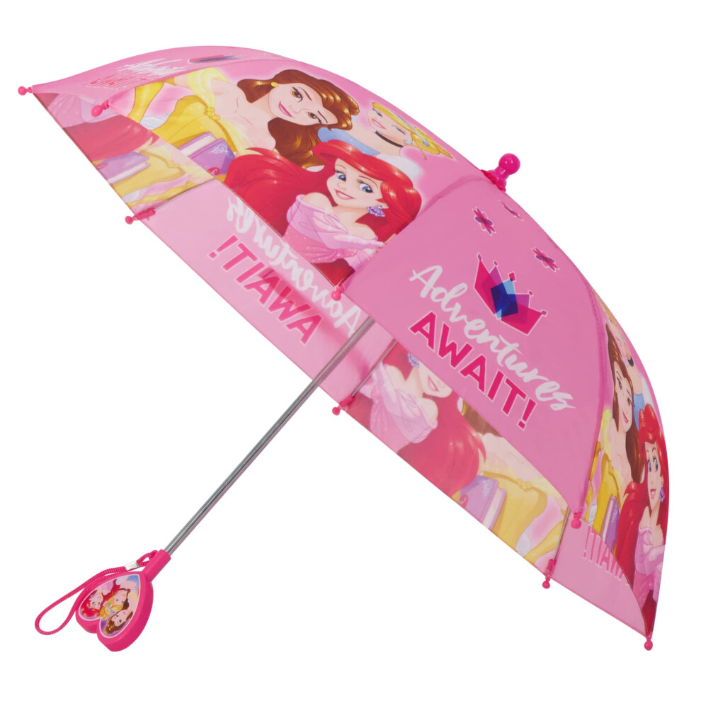 Disney Unisex Assorted Character Rainwear Umbrella Princess Age 3-6 On