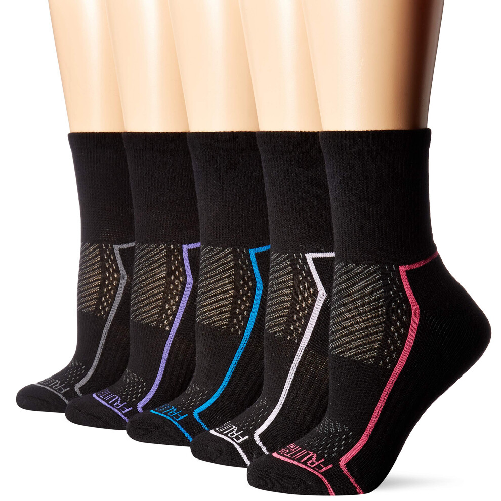 Fruit of the Loom Women's Fit for Me Everyday Active Crew Sock (5 Pair