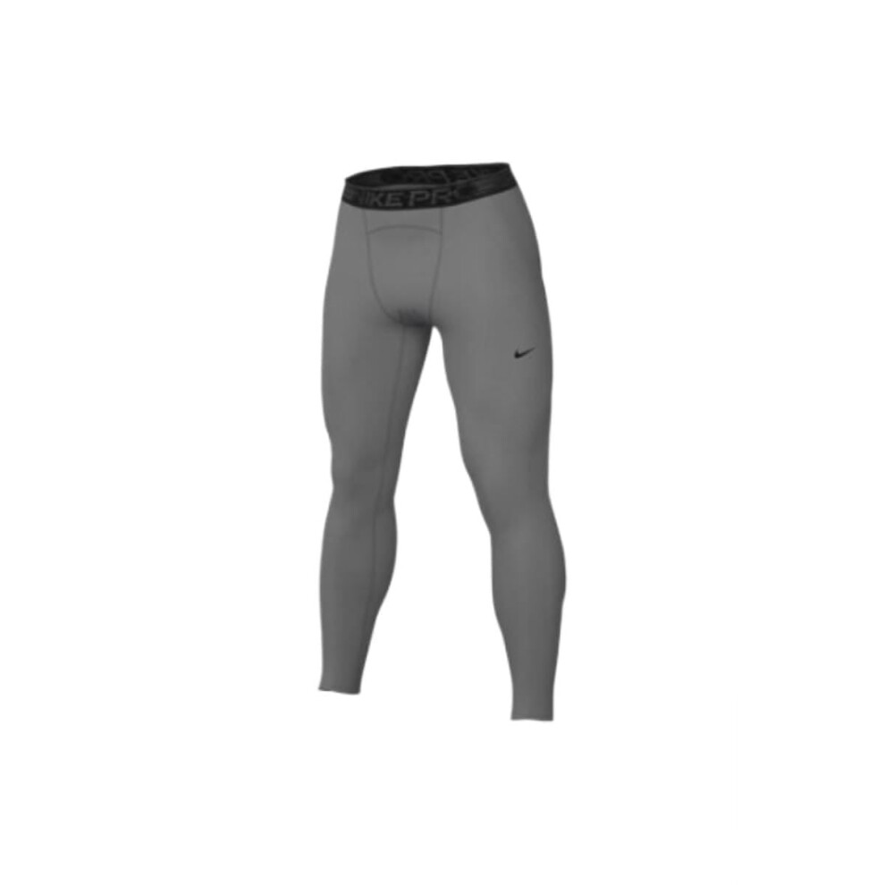 Nike Mens Pro Full Length Training Tight (Small  Grey)